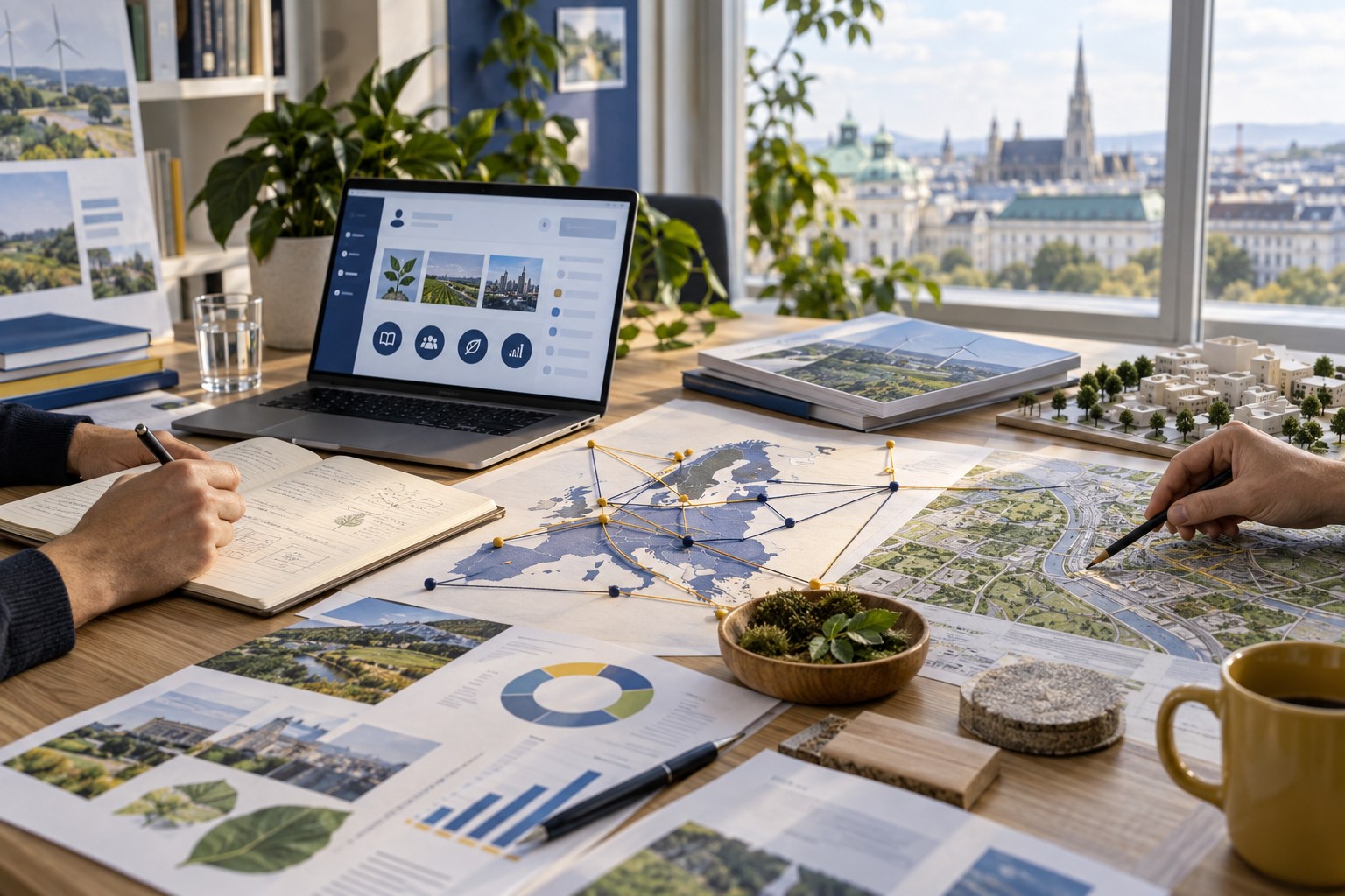 EASIP project planning workspace focused on European cooperation